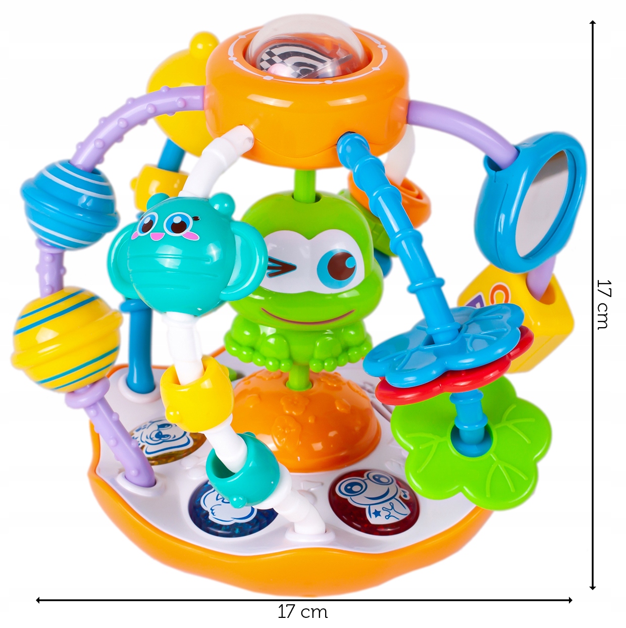 INTERACTIV MUZICAL RATTLER BALL BALL FROG Erou nici unul