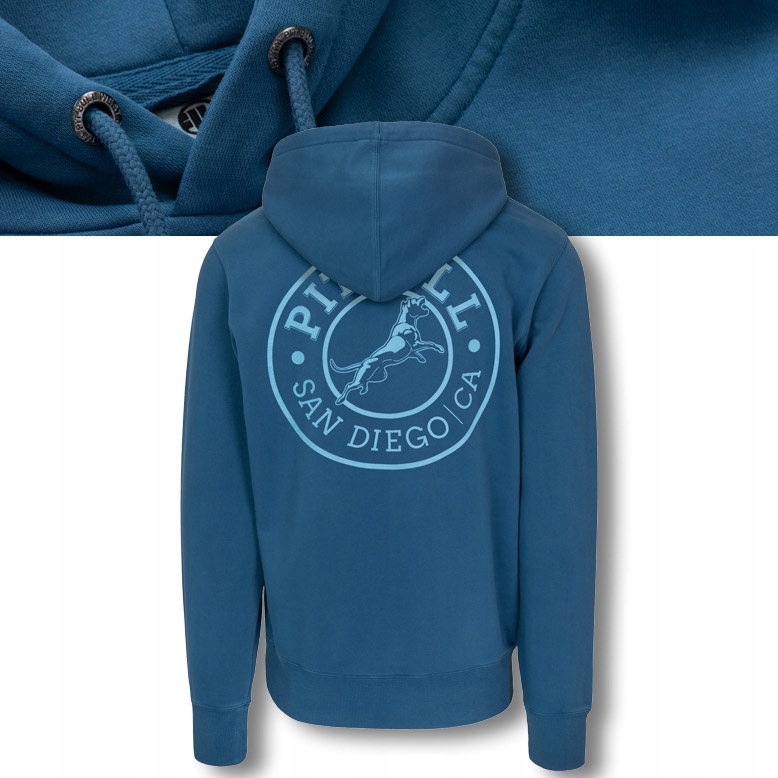 Pánská Mikina s kapucí Pitbull Tepláková Klokanka Vintage Boxing