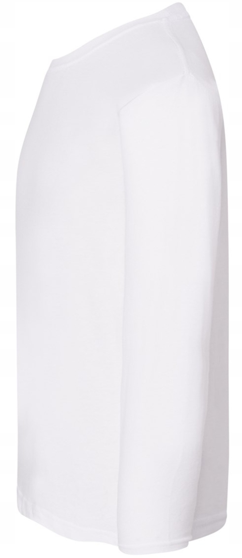 TSHIRT bluzka biała pod albę 12-14 długi rękaw 152 Materiał dominujący bawełna