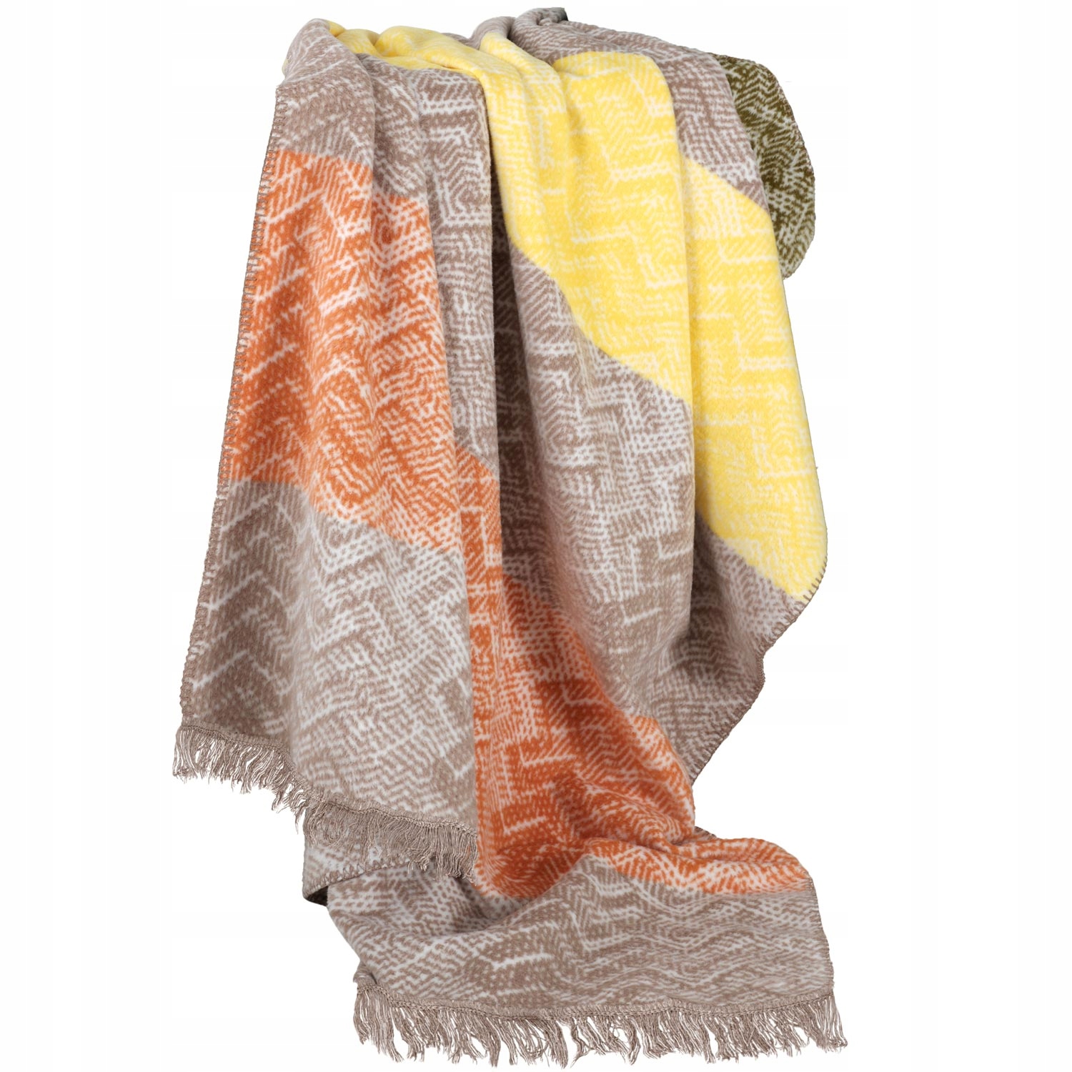 Deka 150x200 Bavlněná Teplá Tlustá 450 g/m2 s třásněmi