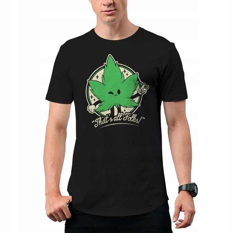 

Koszulka T-Shirt That's All Folks Weed 2XL