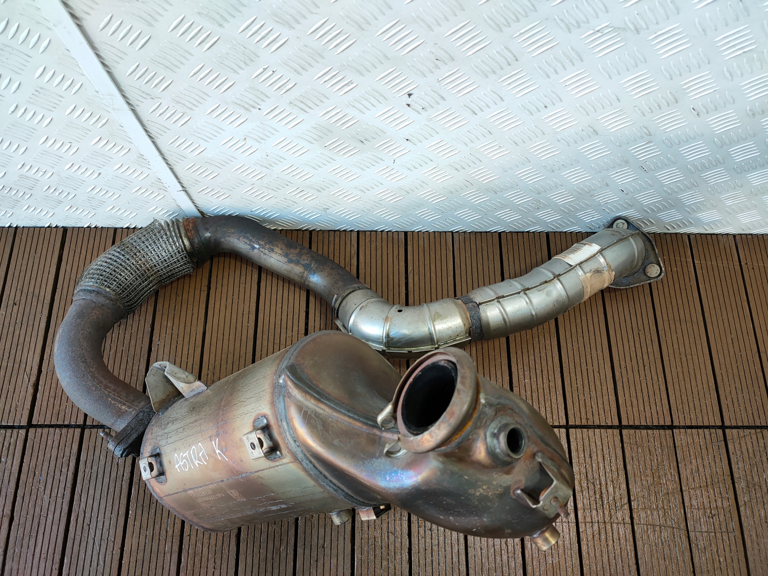 OPEL ASTRA K 15-21 1.6 CDTI catalyst DPF B16DTE 129tys 2018r 55494204