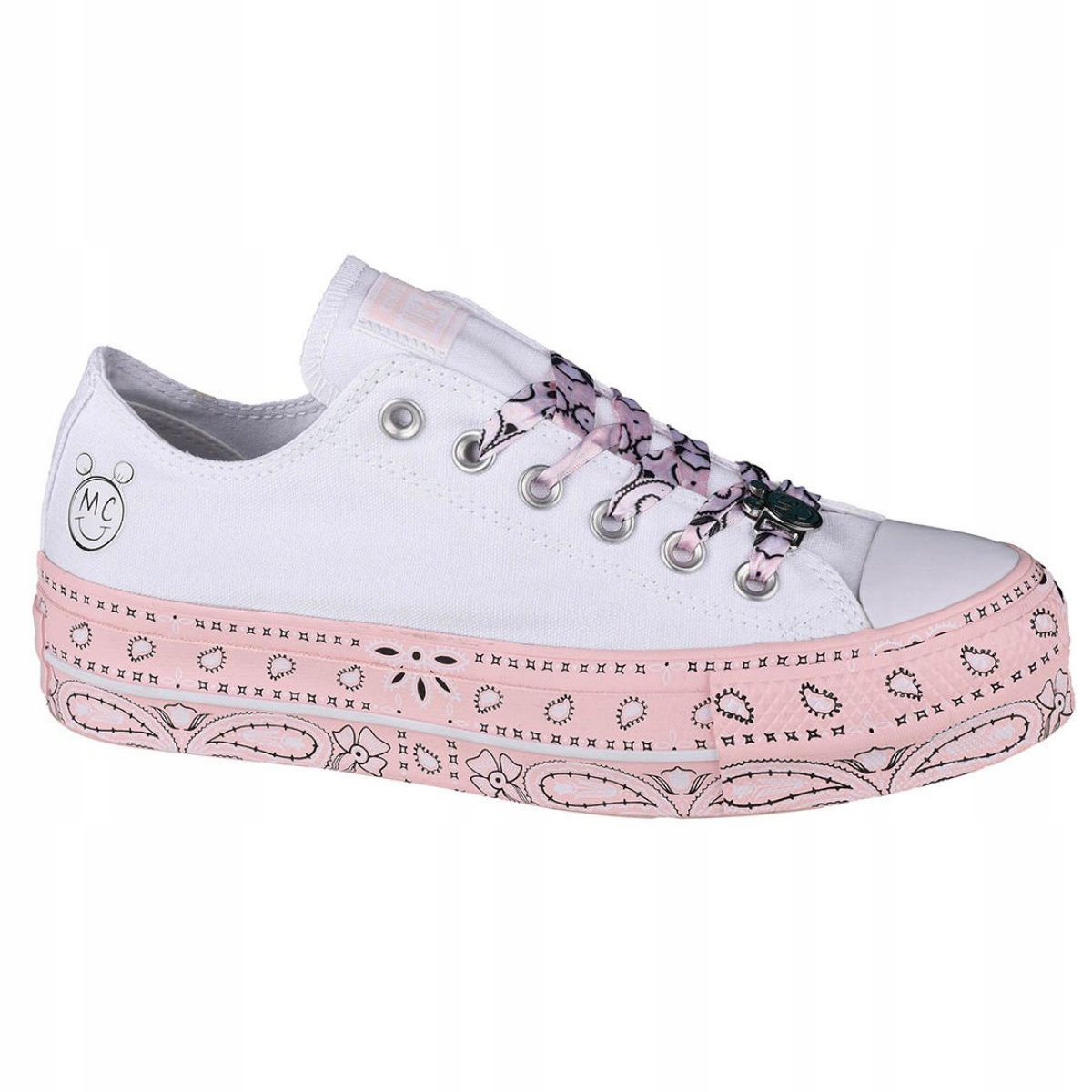 

Białe Wielokolorowe Inny materiał Converse r.37,5