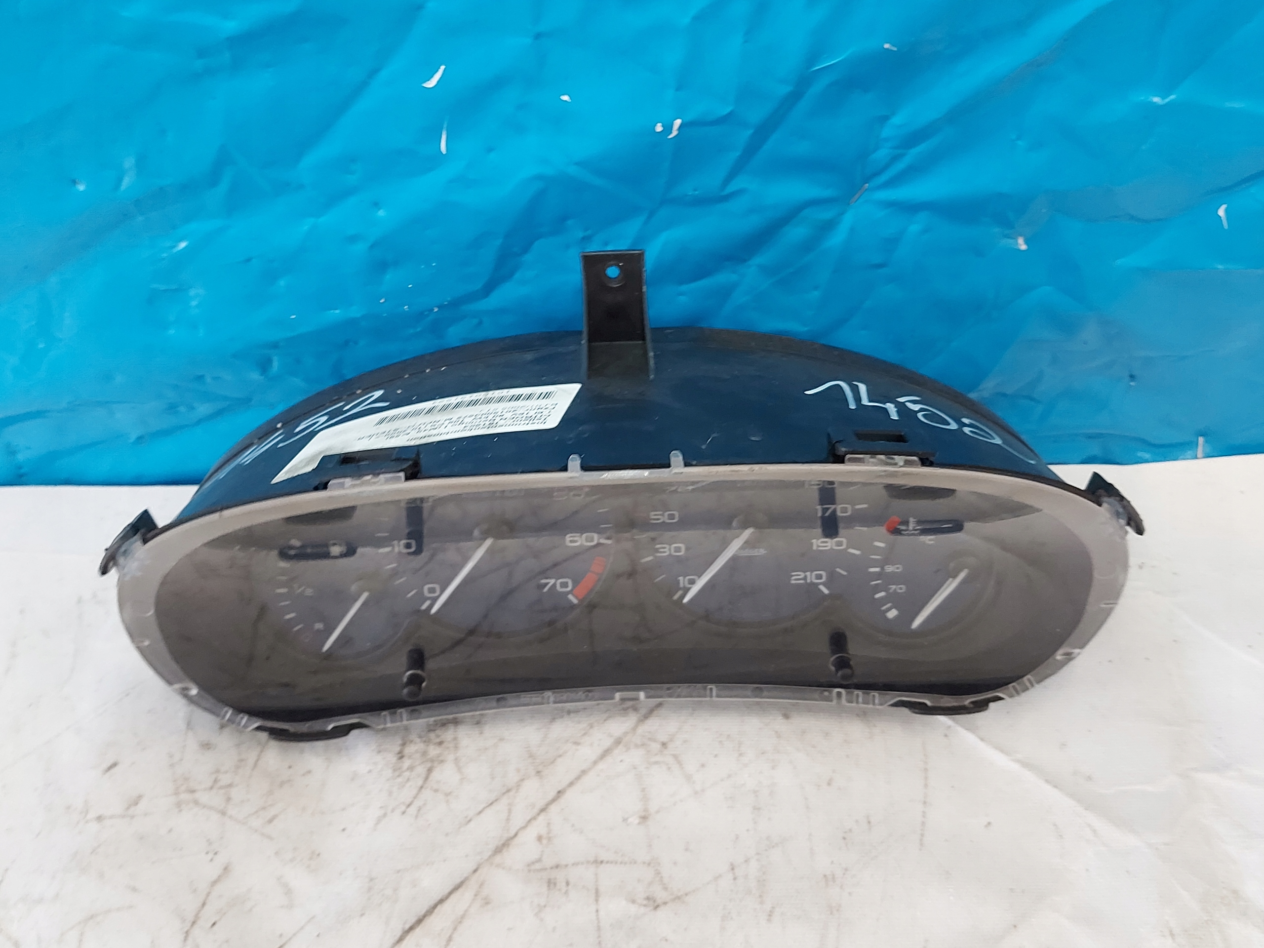 dials clock BERLINGO and 1.6 16V 9656801580