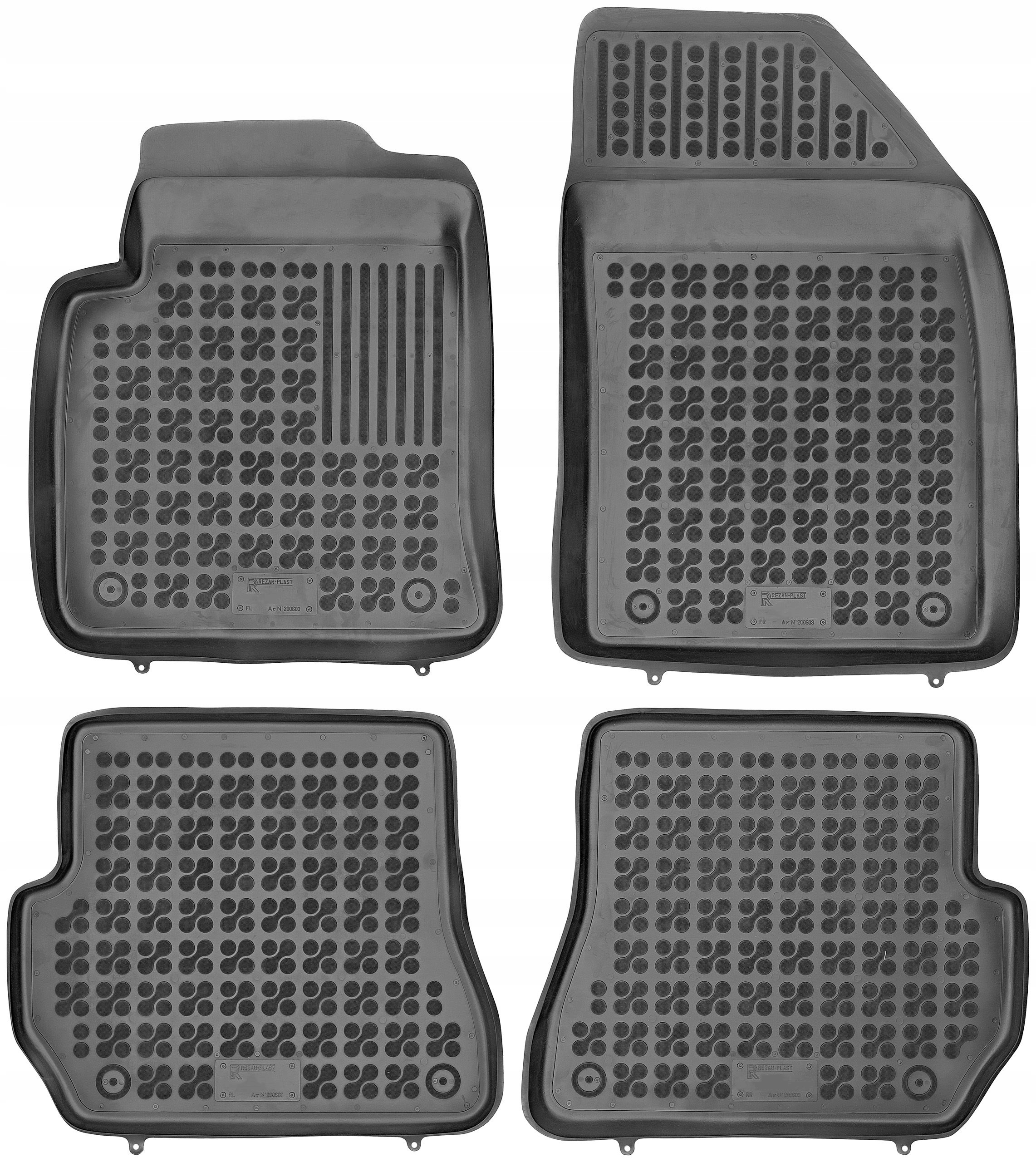 Коврики Маггруппа резиновые 200603 4 el.