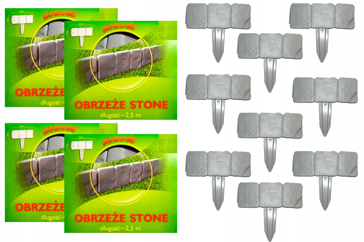 

Palisada Ogrodowa obrzeze kraweznik Kamien 10mb