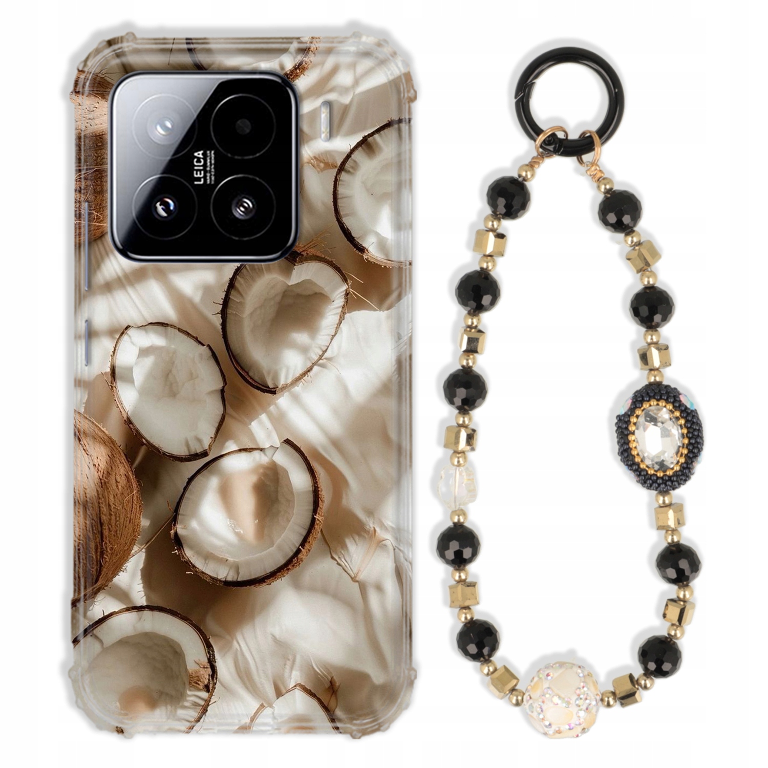 Pouzdro Pro Xiaomi 15 Case Antishock Zirkony Černo Zlaté Odolné| Silné