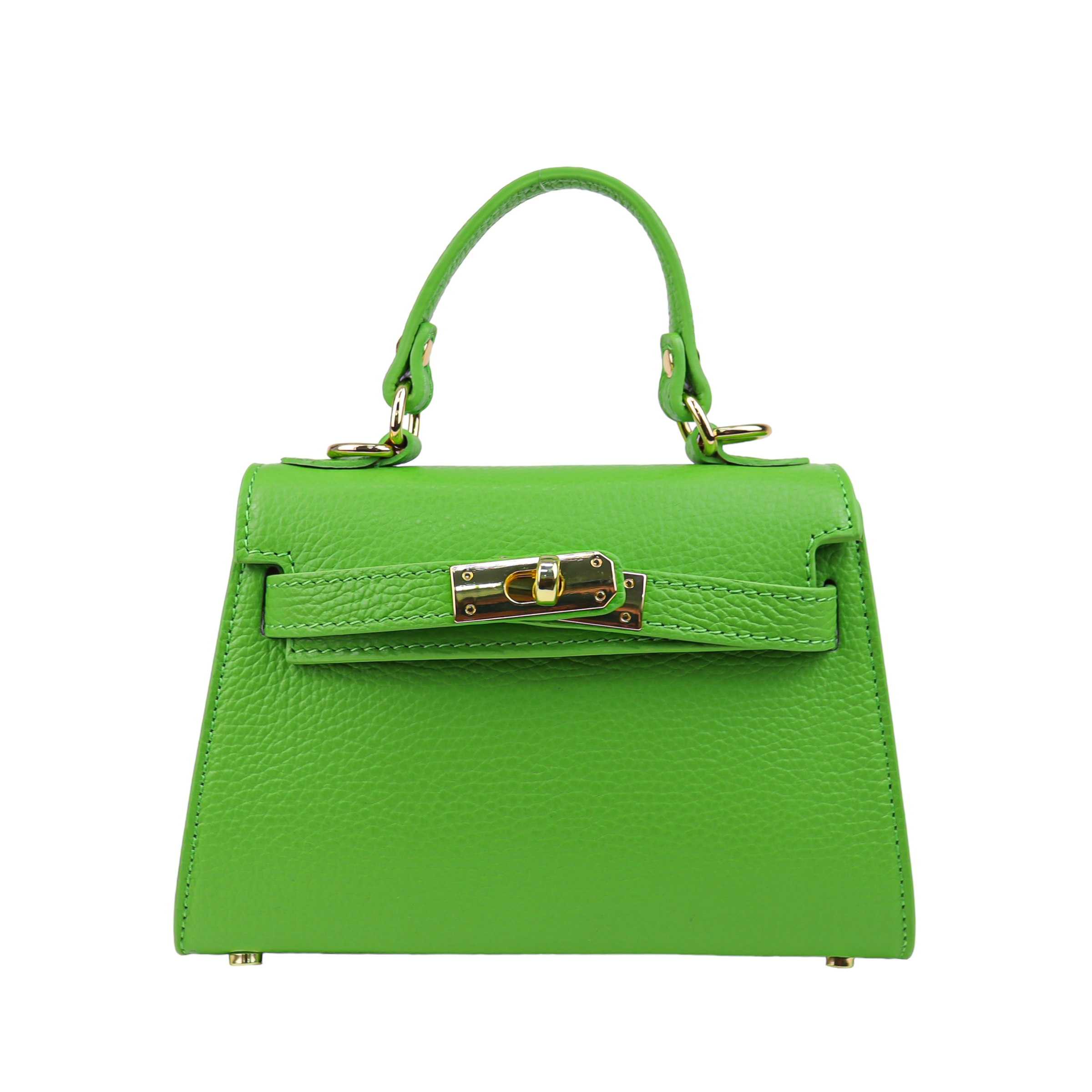 Torebka Damska Kuferek, licowa skóra Emily Limonka Stan opakowania oryginalne