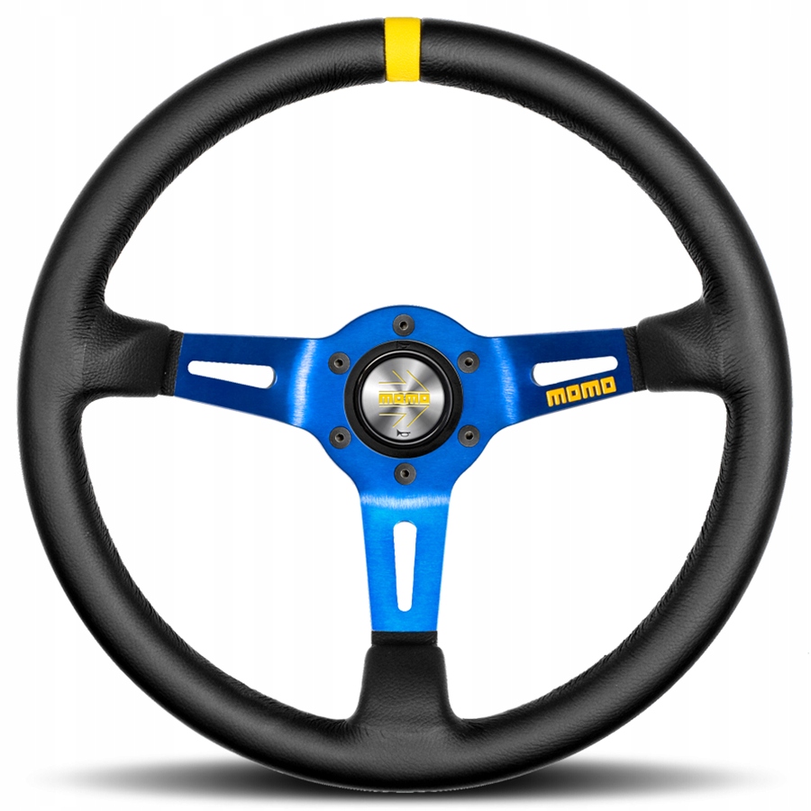 Volant Momo Model 08 koža Kjs Drift modrý