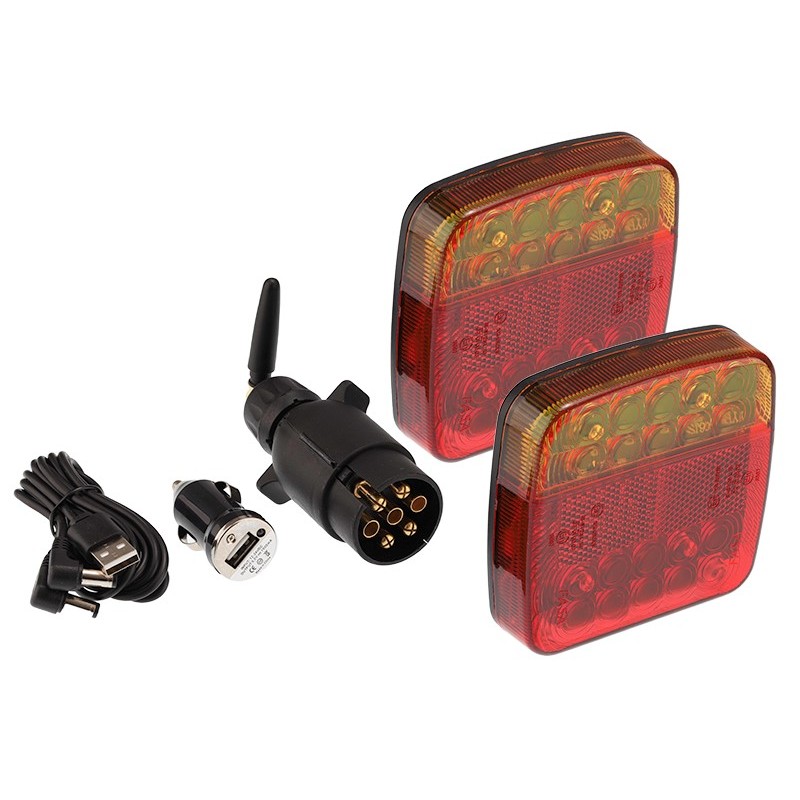 CM86249 - БЕСПРОВОДНЫЕ ЛАМПЫ 26LED 12/24V ДЛЯ ПРИЦЕПА 2ШТ