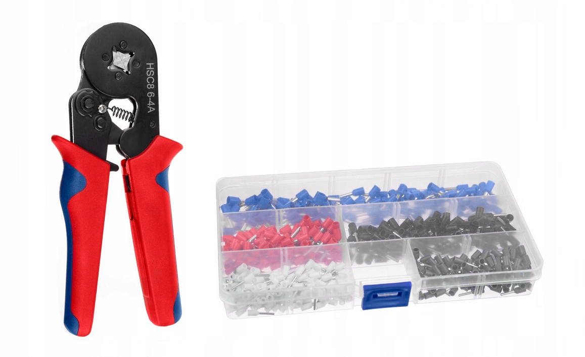 ZACISKARKA DO TULEJEK PRASKA DO KABLI KOŃCÓWEK 0,25 - 10mm Marka bez marki