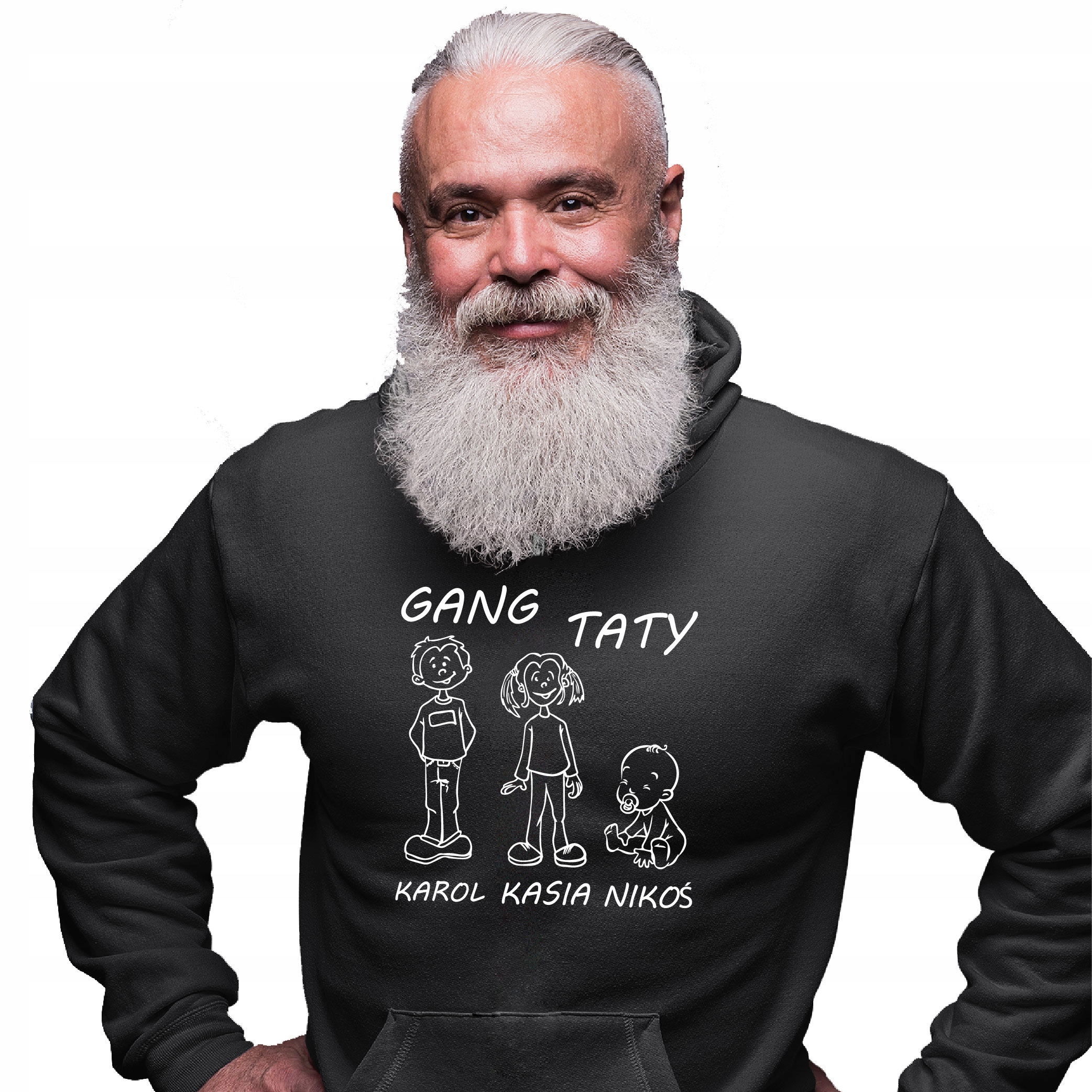 

Bluza Dzień Ojca Gang Taty Z Imionami Dzieci Tata
