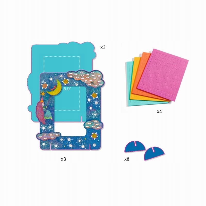 Ramki na zdjęcia Wróżki Zrób to Sam DJECO Płeć chłopcy