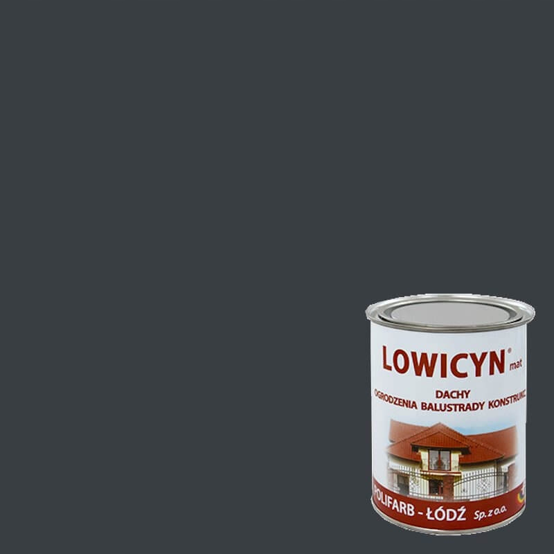 

Farba Lowicyn Grafitowa 0,8L Polifarb Łódź