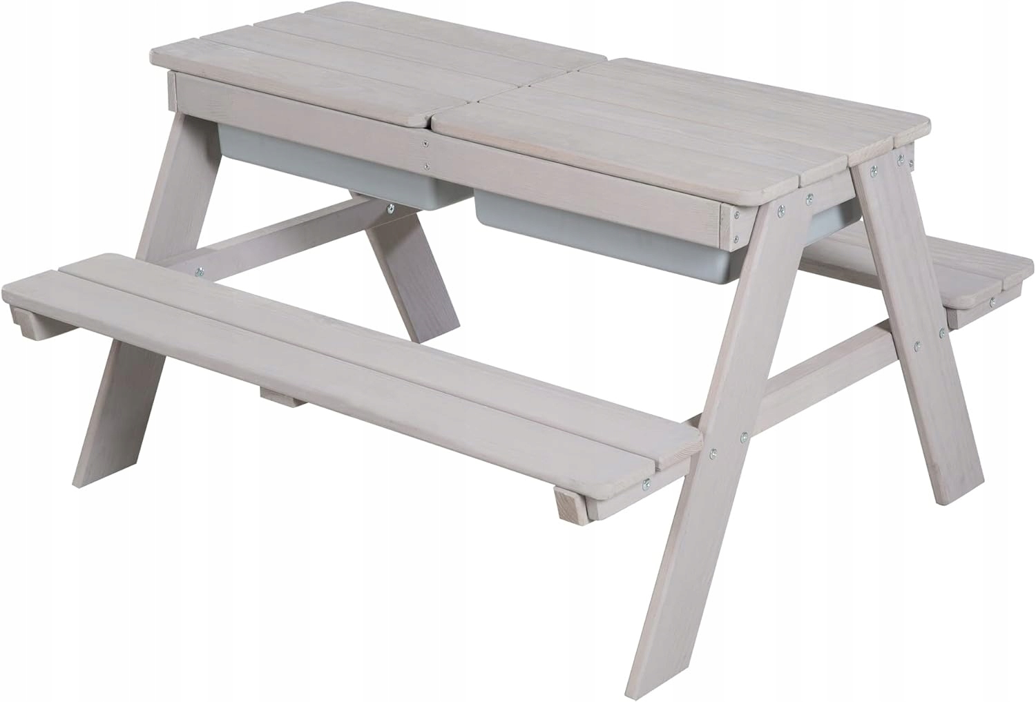 Sada dětského nábytku s hrací vanou a odnímatelnou deskou