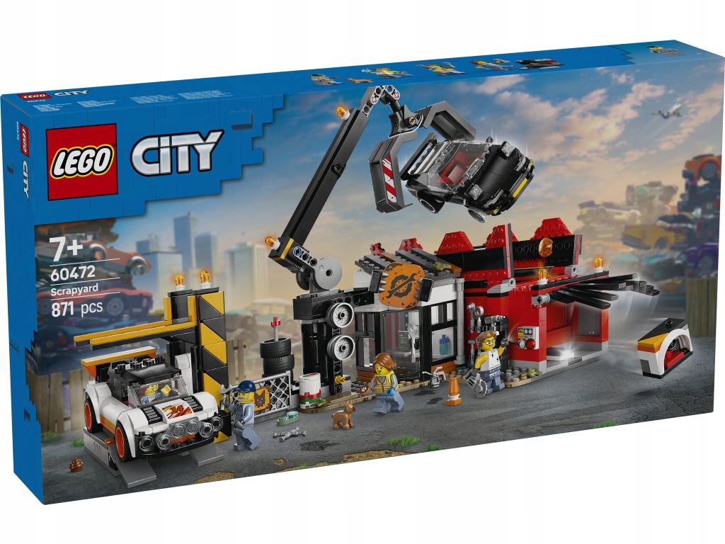 Lego 60472 City Vrakoviště s auty