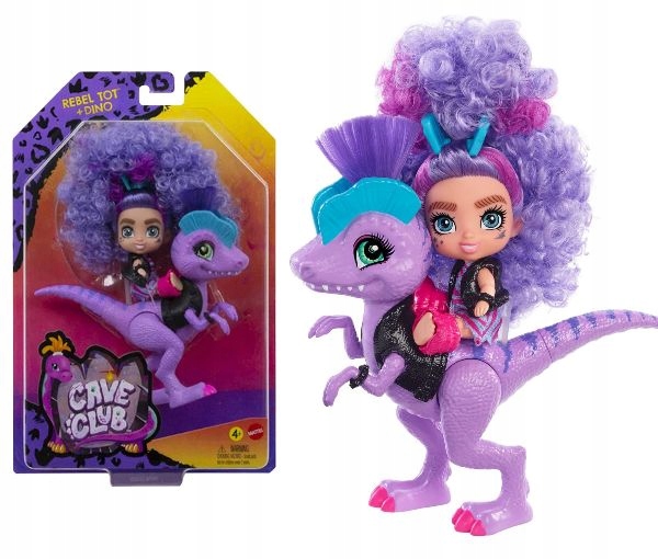 

Cave Club Lalka Rebel Tot Dinuś dinozaur Mattel