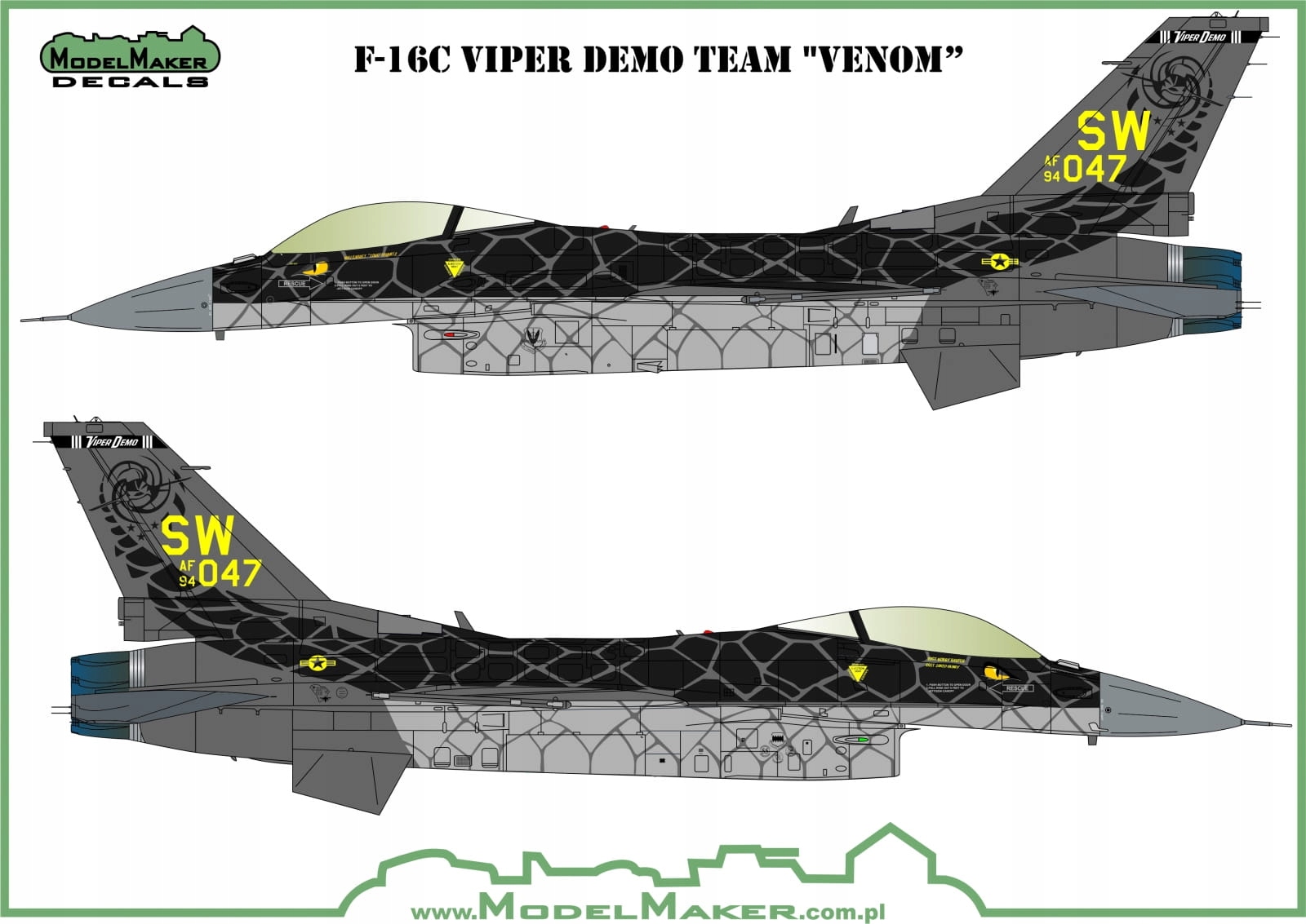 F-16 Viper Demo Team Challenge Coin | F-16 Viper Demo Team