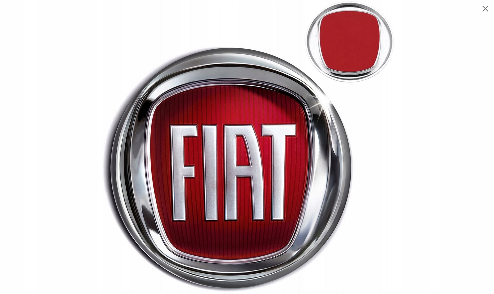 Emblemat Logo Fiat na Przód/tył 120mm do Bravo Ducato Panda Doblo