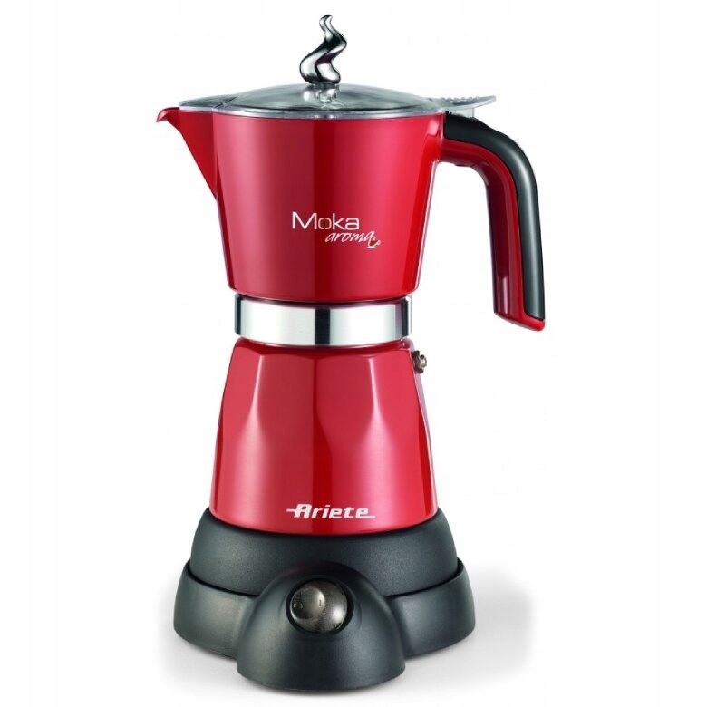 Elektryczna kawiarka Ariete Mokina Grande 1368/06 Czerwona 250ml