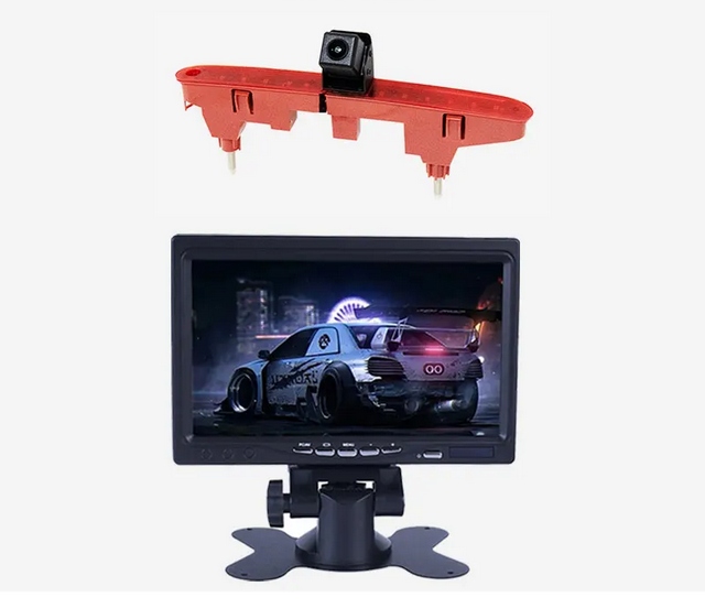 Couvací Kamera Citroen Berlingo Peugeot Partner 2008-2018 s Monitorem 7''