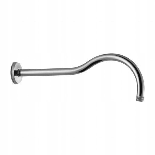 Retro Nástenné Sprchové Rameno Okrúhle, Chróm 40 CM