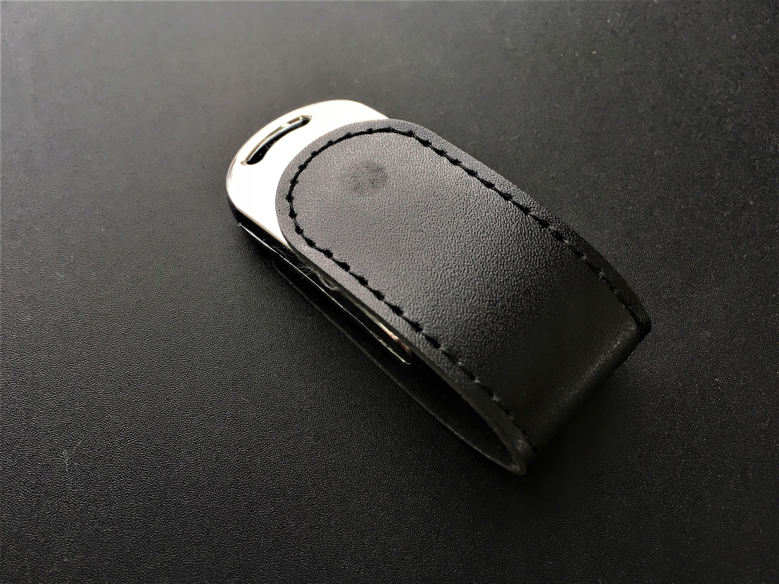 Pendrive metal - skóra 64 GB, usb 3.0 z grawerem Interfejs USB 3.0