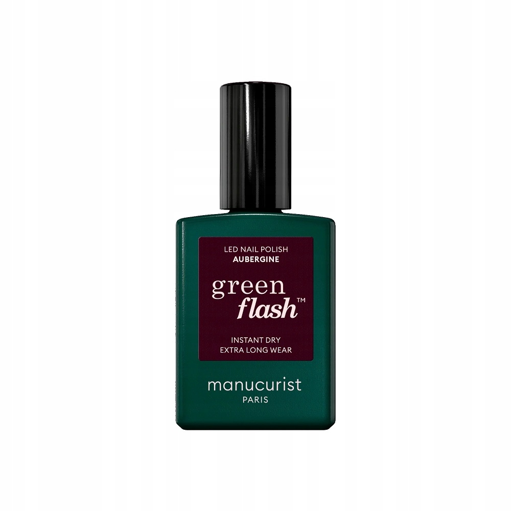 Manucurist Green Flash Led Gel Na Nehty Lak Na Nehty Aubergine