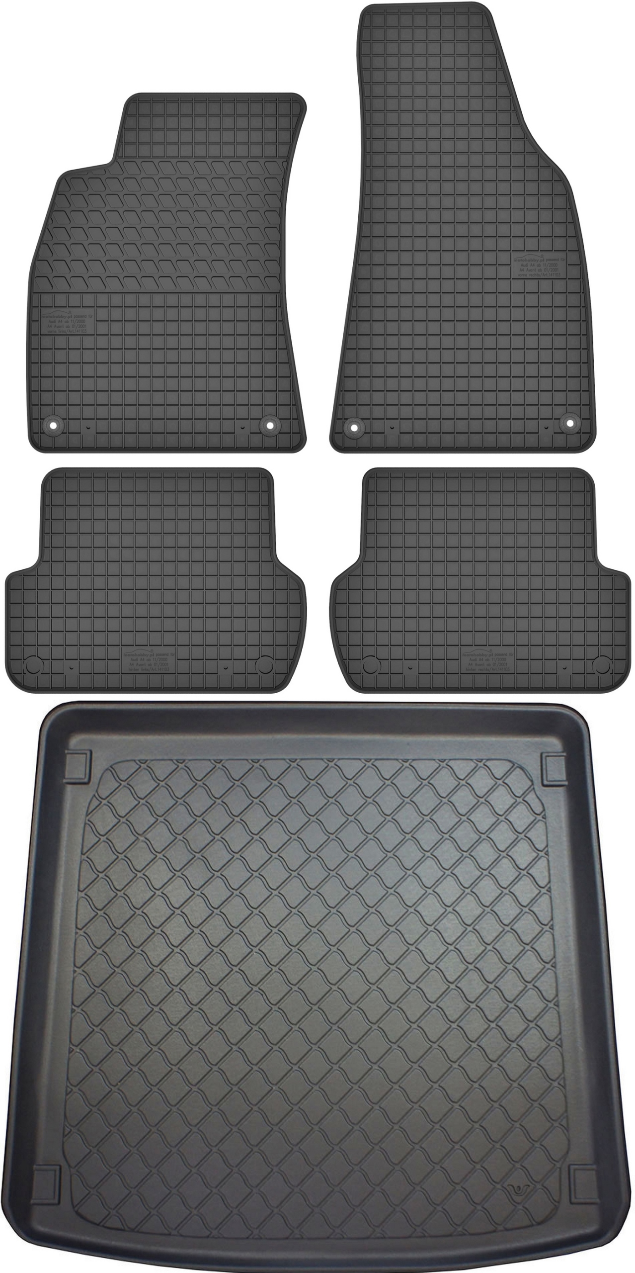 

Audi A4 B6 B7 Kombi 2001-2008 Dywaniki z matą