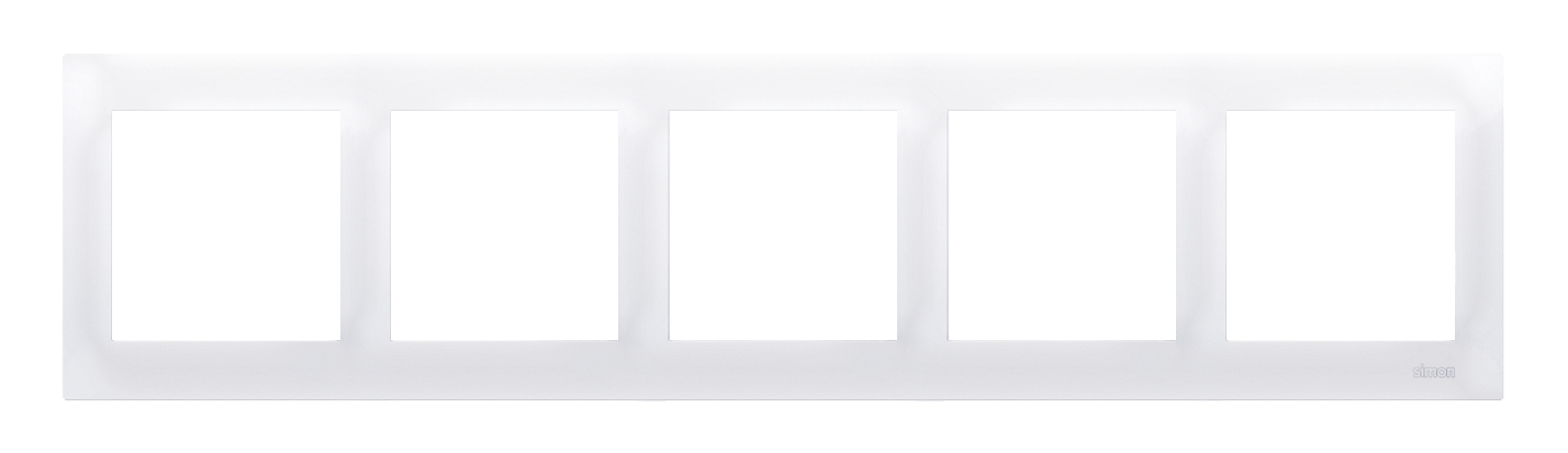 

Ramka pięciokrotna 5x uniwersalna Biały Simon 54