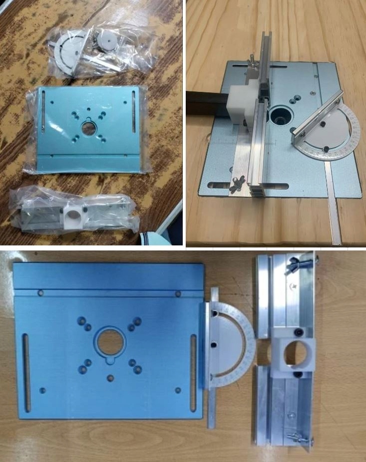 Aluminiowa płyta do frezarki 200x240, kompletny zestaw Zasilanie akumulatorowe