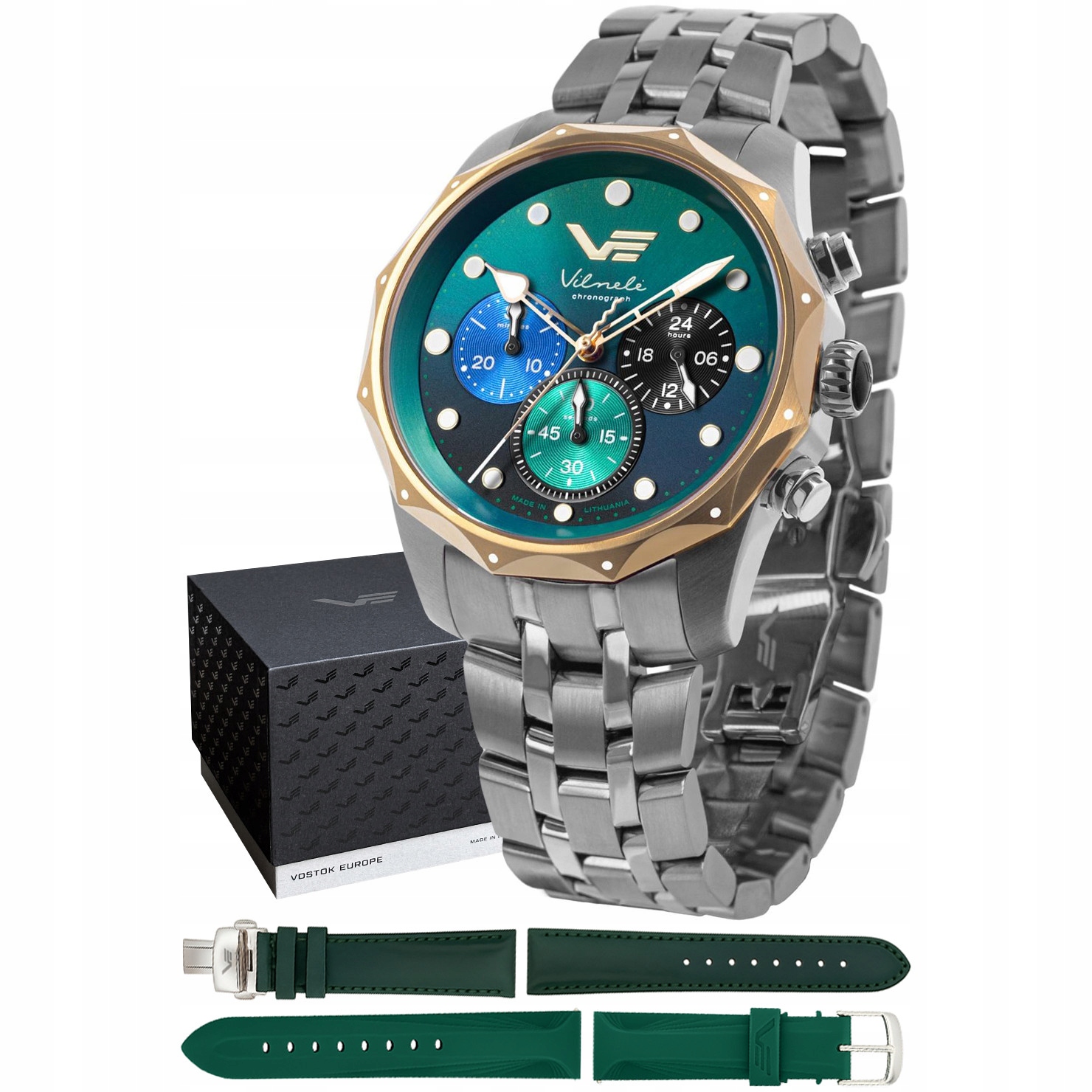 Dámské hodinky Vostok Europe JS20-125E752B stříbrné