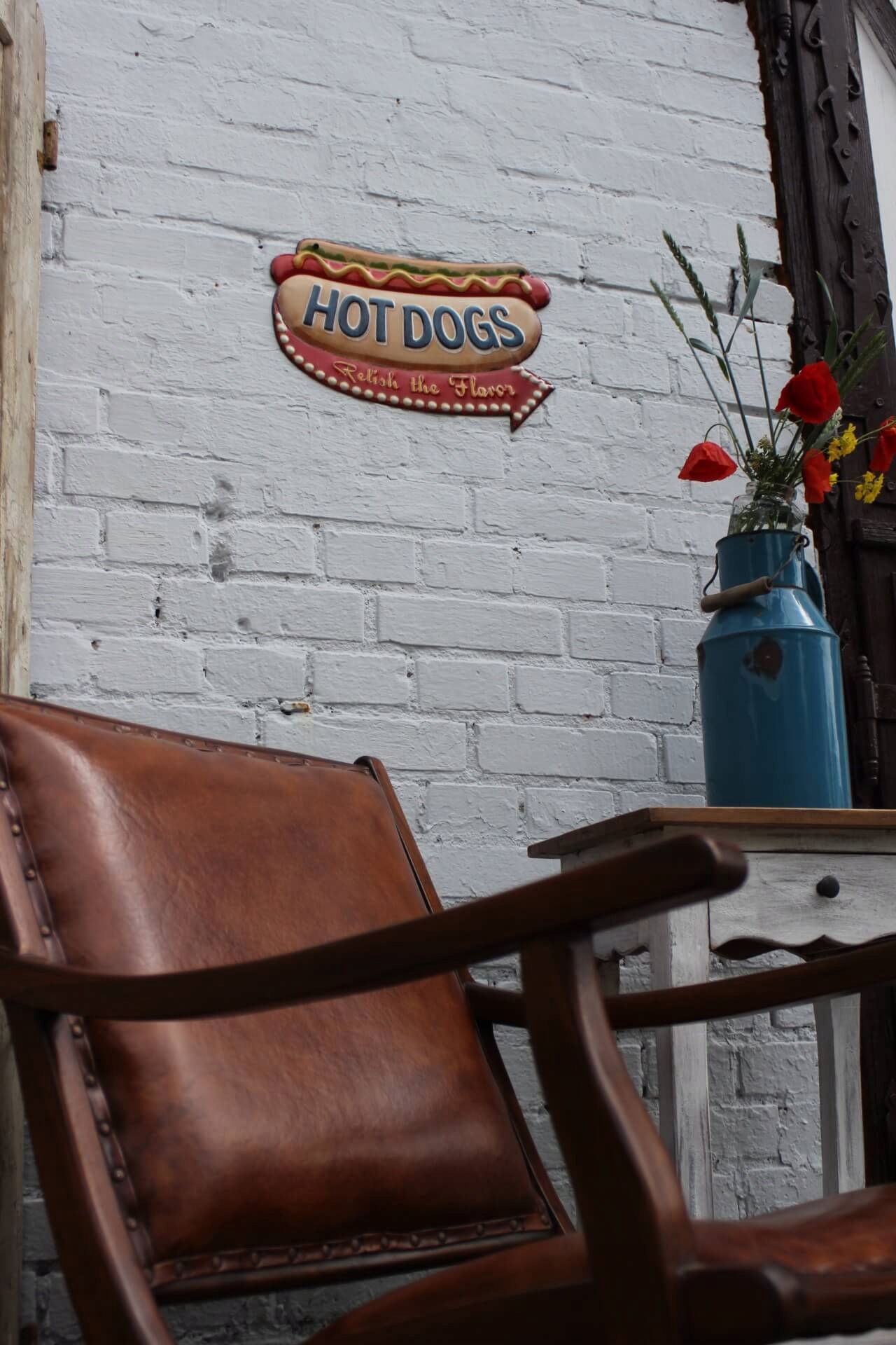 Antyki24 - Metalowa Tablica Plakat Frytki Fast Food Retro Marka Antyki24