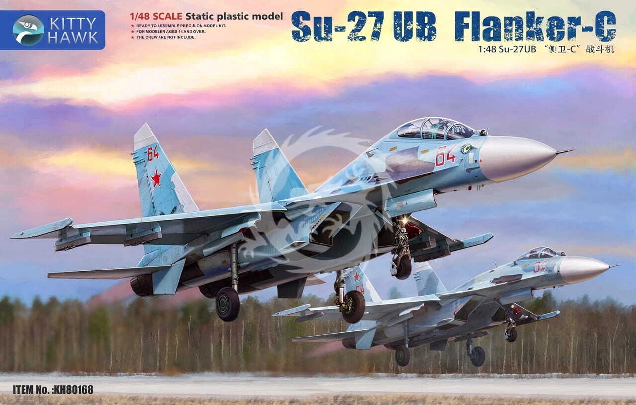 Su-27UB Flanker-C Kitty Hawk KH80168 měřítko 1/48