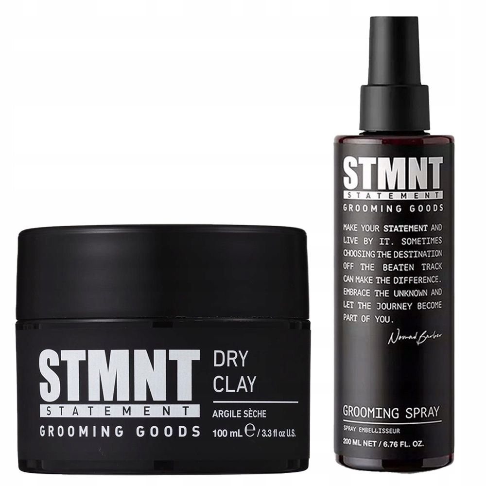 Stmnt pánský set Dry Clay suchá hlína 100 Grooming sprej na vlasy 200