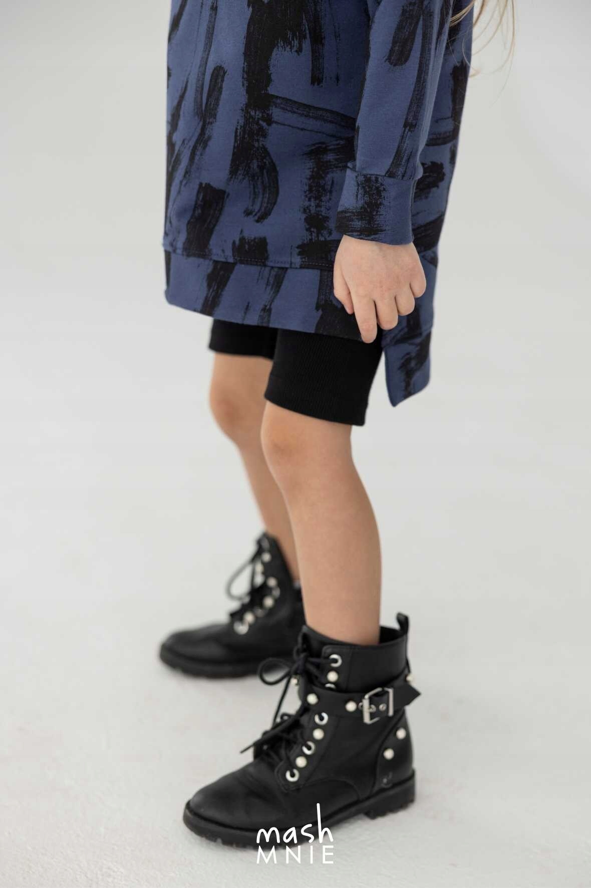 Tunika BRUSH Granatowa mashmnie %%% 104/110 Wiek dziecka 4 lata +