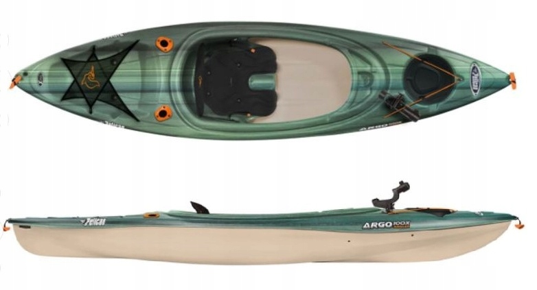 Lekki Turystyczny Kajak Argo 100 Wędkarski Pelican