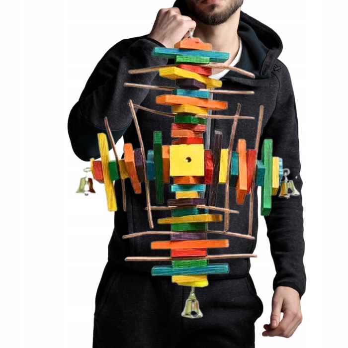Levně Happy Tower Hračka pro střední a velké papoušky