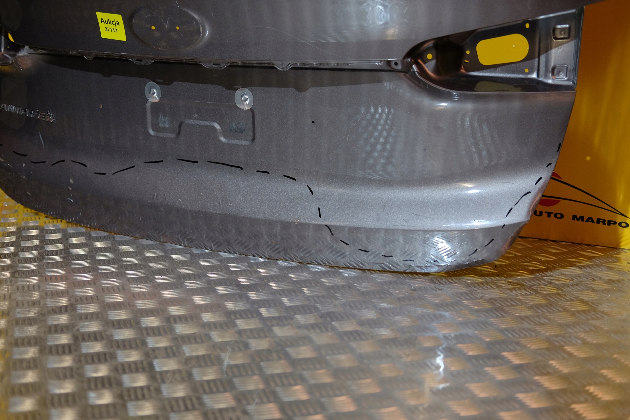 HYUNDAI SANTA FE 2019- KLAPA TYŁ BAGAŻNIKA TYLNA Strona zabudowy tył