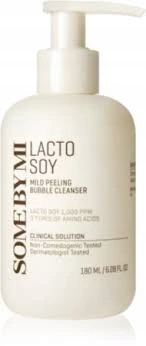 Some By Mi Lacto Soy Mild Peeling Bubble cleanser Jemná exfoliační pěna s