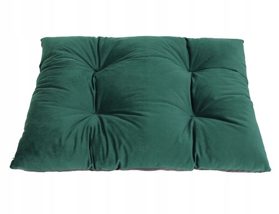Levně Pelíšek Pro Psa Kočku Polštář Velvet Mimiko Pets 70X50 CM Zeleň Láhev