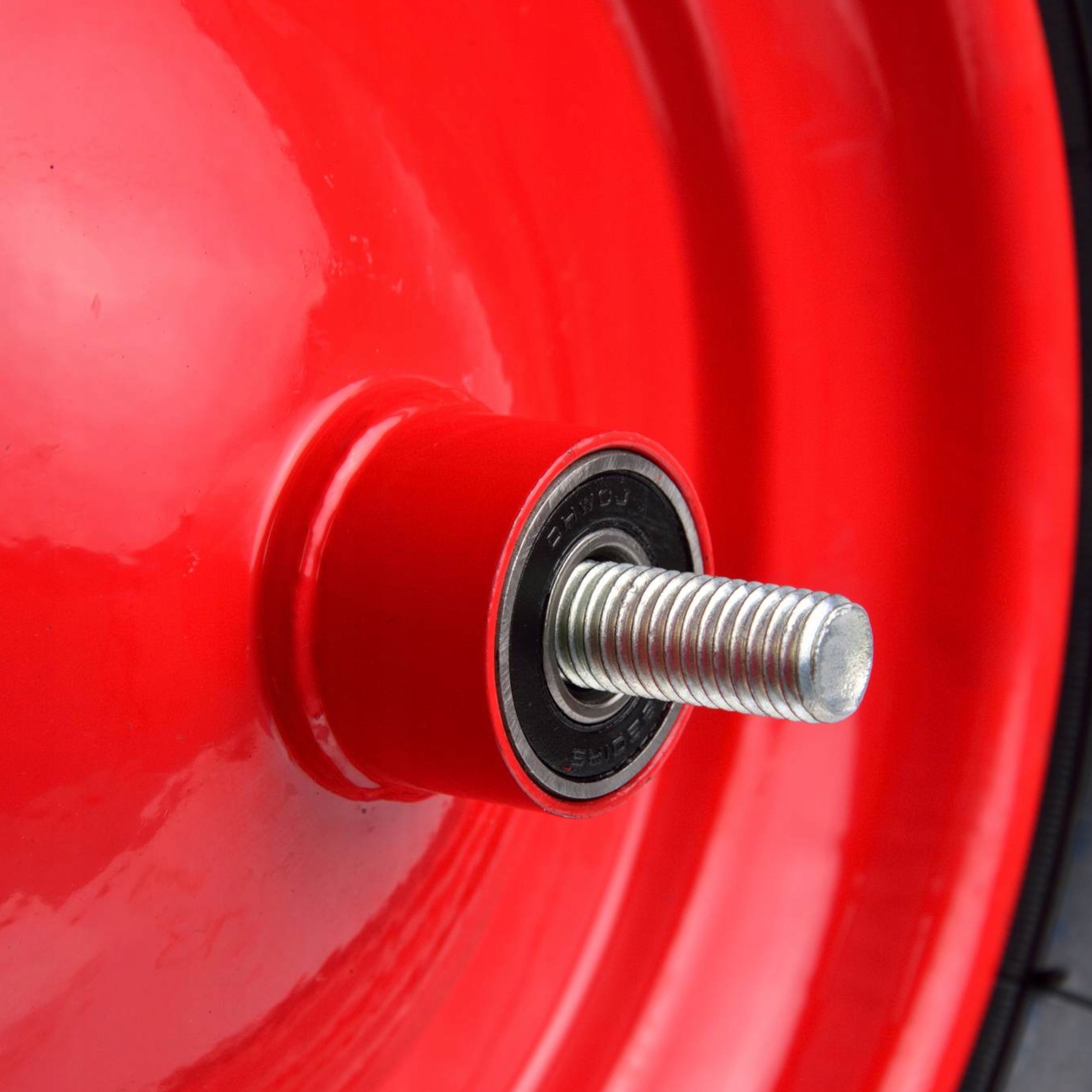 KOŁO KÓŁKO DO TACZEK TACZKI DĘTKOWE FELGA 4.00-8 + OŚKA 12x150mm 2pr 210kg Pojemność 150 l