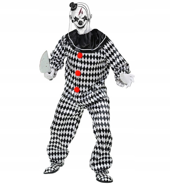 Kostým Strašidelného Klauna Klaun Clown Halloween XXL