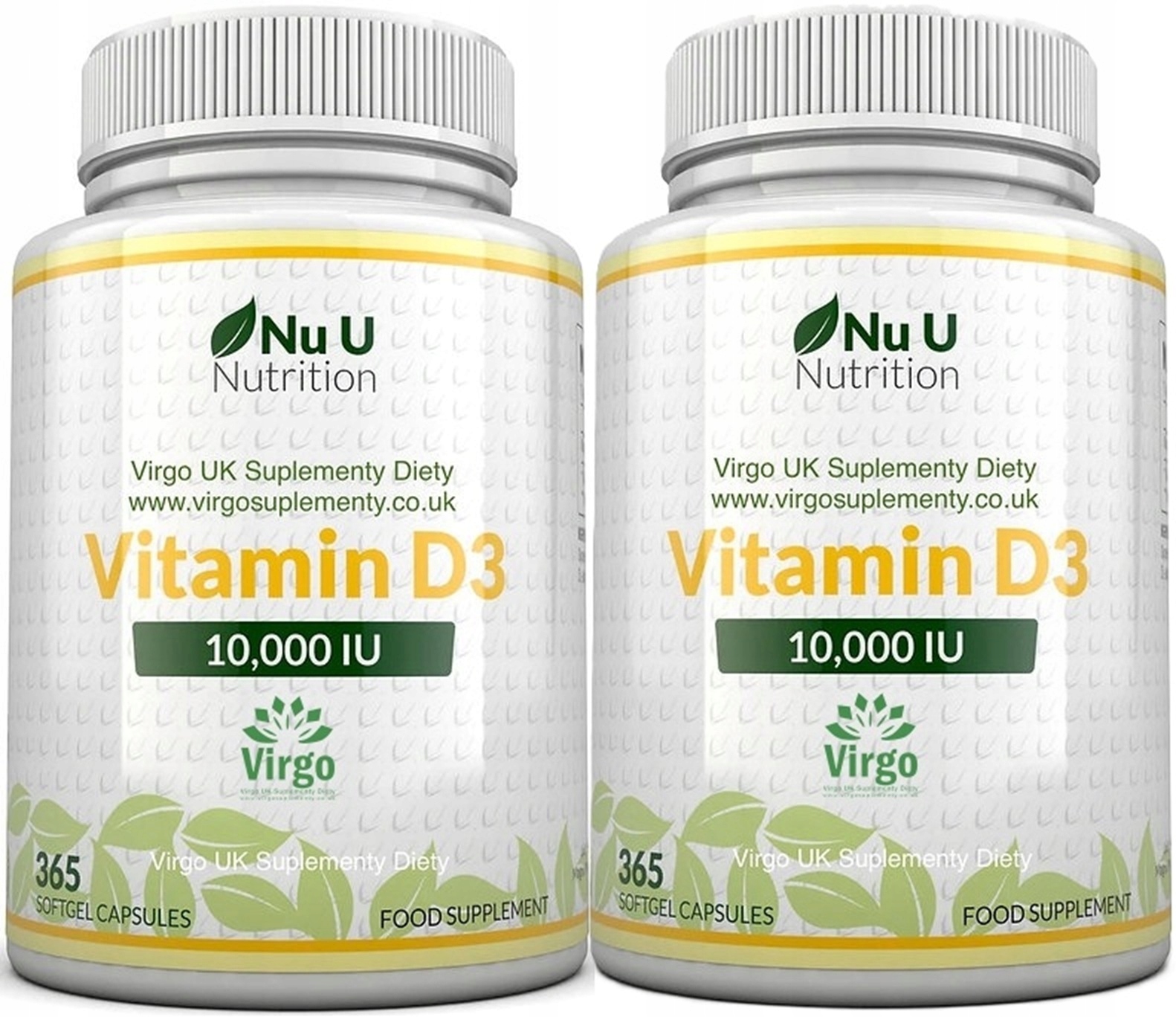 2xNu U Nutrition Vitamin D3 Vitamín D3 10000 Iu 365 kapslí na imunitu