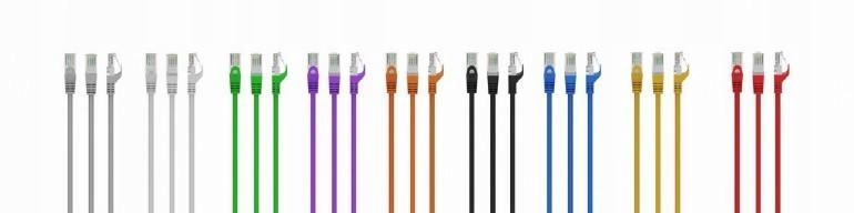 Patch cord kat.6 miedź Utp 7.5m szary