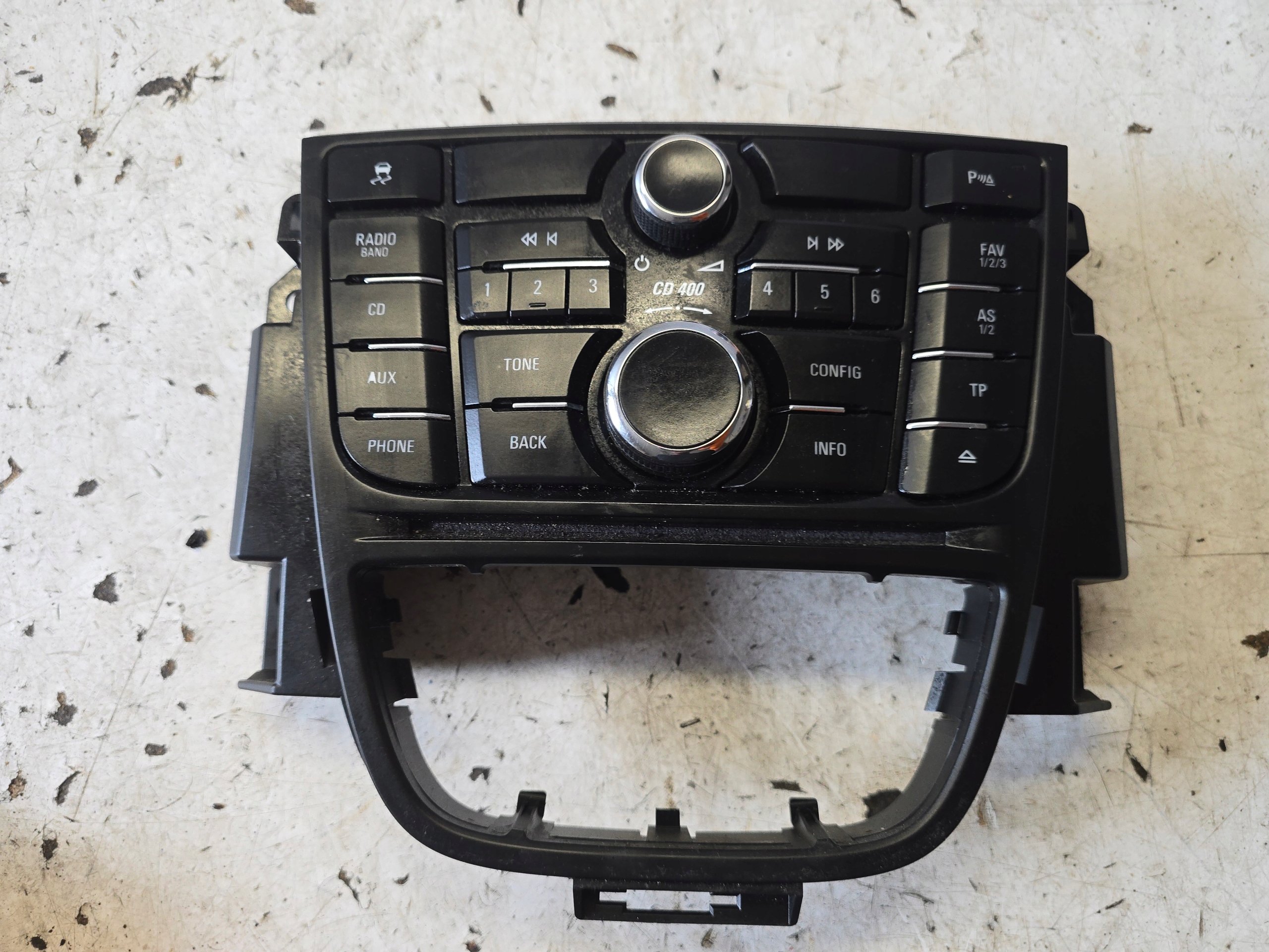 OPEL ASTRA J 4 PANEL RADIA PRZYCISKI CD400 CD 400 13346050
