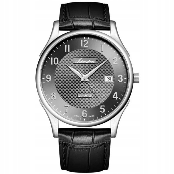 Pánské Hodinky Adriatica A1246.5226Q s černým řemínkem