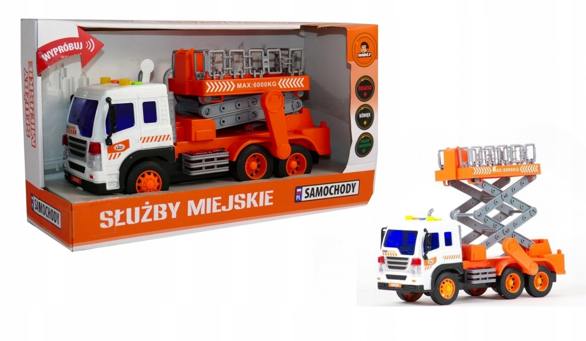 

Auto Podnośnik Wysięgnik Służby Miejskie Madej