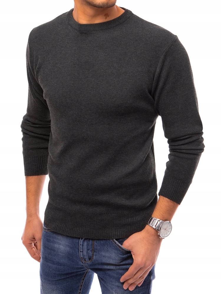 

Sweter Męski Klasyczny Bez Nadruku roz. L