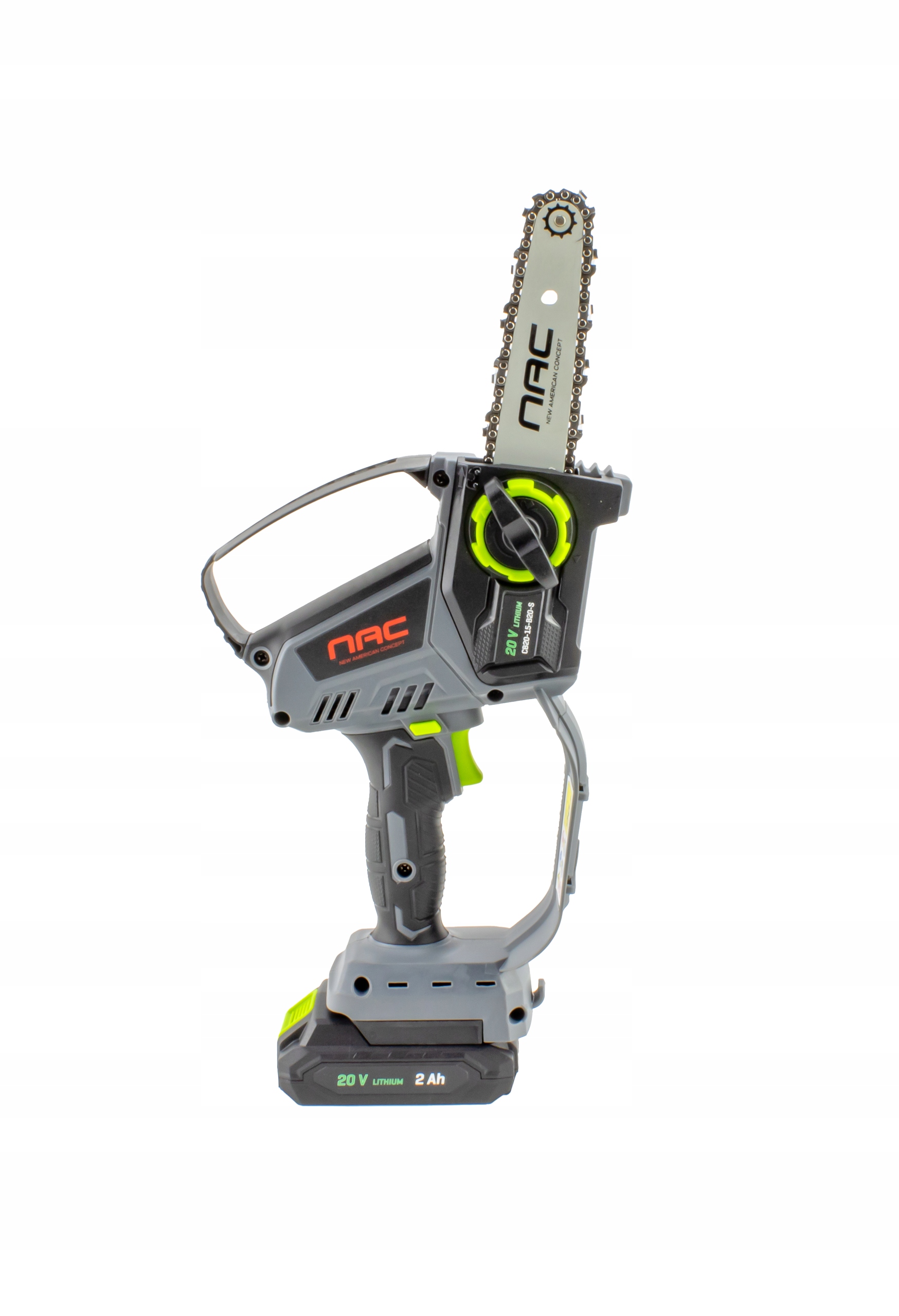 Akumulátorová Řetězová Pila 20V, 15CM, 2AH, Lehká Sds Nac